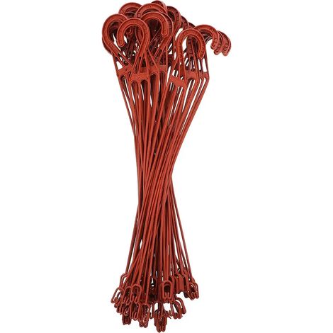 Crochet de suspension Pp1 pour plantes pothos 30 units rouge (1/5)