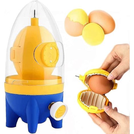 KLVGTIFS PU - Mélangeur de jaunes d'œufs, mélangeur d'œufs manuel rapide et portable, secoueur à œufs pour mélanger les œufs en cuisine (FMY) (1/5)