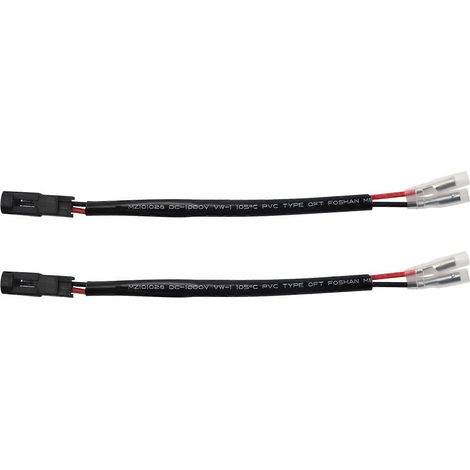 2 connecteurs de faisceau de câblage de clignotants pour moto, adaptateur de prise de clignotant pour Ducati (1/5)
