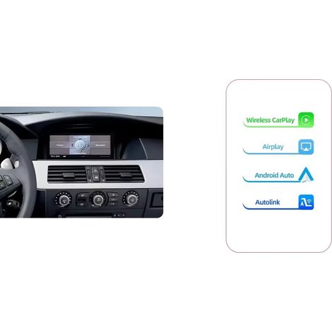 CarPlay sans fil Android Auto, Miroir d'écran avancé, Conservation du contrôle OEM, Système CCC (1/2)