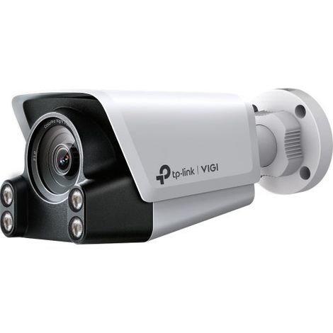 Cámara de red exterior TP-Link VIGI C340S ColourPro Visión nocturna 4 MP 120 dB WDR H.265+, IP67, detección inteligente, audio (1/2)