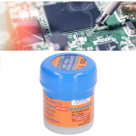 Pâte à souder XD-50 pour la réparation de téléphones portables et la soudure CMS. (1/5)