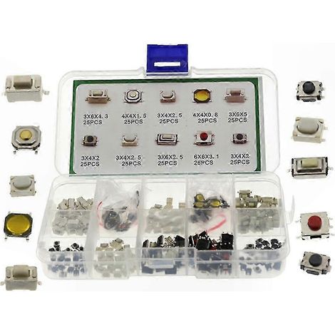 250 boutons-poussoirs tactiles de remplacement pour télécommande de voiture (1/5)
