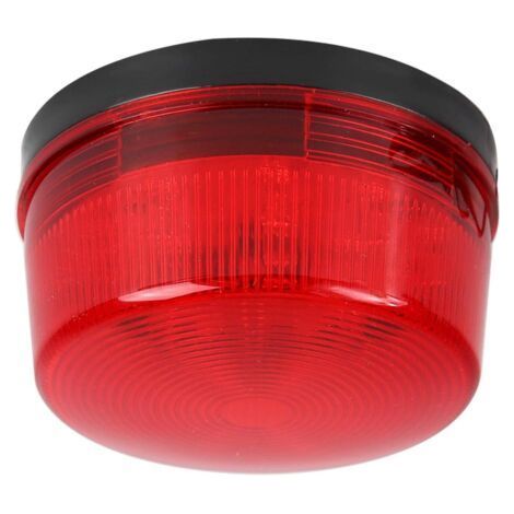 Haute 15 LED rosso stroboscopico di emergenza lampeggiante segnale di avvertimento del traffico luce lampeggiante per luce di allarme interna o uso novelty (24V) (1/5)