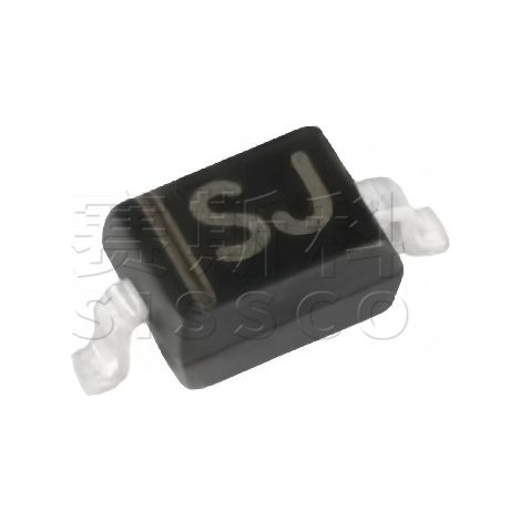 Original Changdian B5817WS chip, 20V 1A SMD Schottky diode screen printed SJ SOD-323, electronic component, 5 pieces per pack.