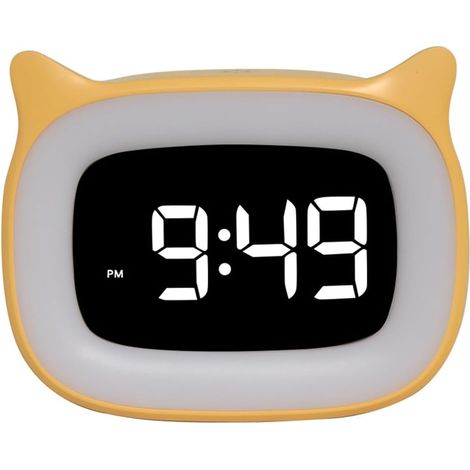 Réveil Veilleuse LED, Horloge Électronique Fonctionnelle de (1/5)