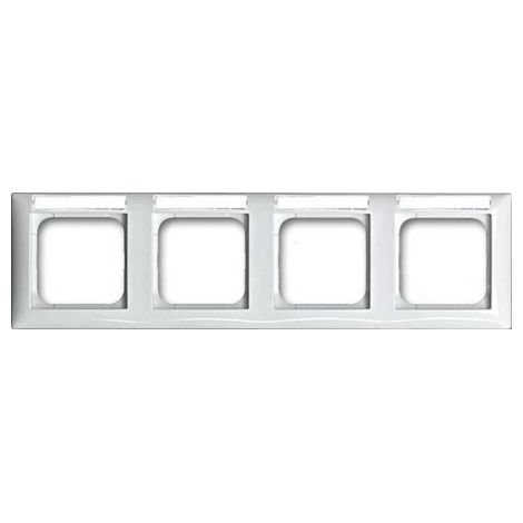 Cornice interruttore Busch-Jaeger 1754-0-4551 termoplastica 4 posti