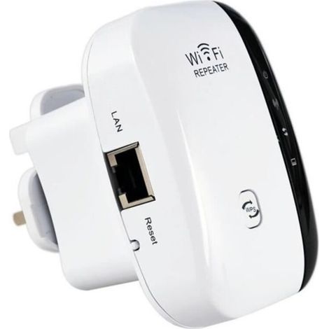 Wireless Wi-Fi Repeater, Wi-Fi Extender, 300 Mbps WiFi Amplifier Wi-Fi 802.11N / B / G Booster Repetidor WiFi (1/4)