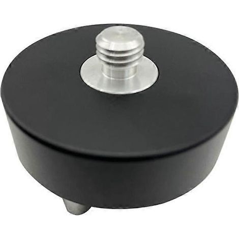 Tribrach Dreibacken-Festadapter, schwarz, mit 5/8" x 11 drehbarer Befestigungsschraube für Leica GPS-Prismen (Vermessung) (1/5)