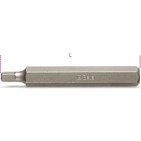 INSERTI MASCHIO ESAGONALE MODELLO LUNGO MM 4 L MM 75 ART. 867PE/L