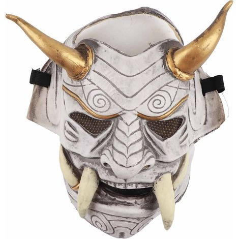 Masque de protection pour le visage Prajna, démon japonais, carnaval, Halloween, bouddhisme japonais, fantôme Prajna, cosplay, masque de protection pour le visage Hanya (1/5)