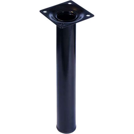 Piede tondo "Element System" - Ø 30 - H.100 mm. - nero