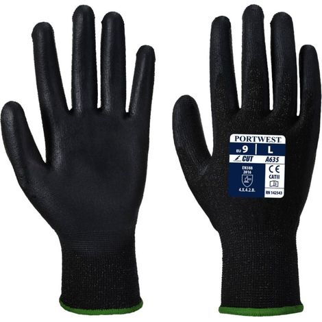 Gants Eco Coupure B Noir L - Taille 9