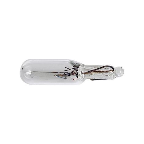 2 Ampoules T5 - 12V 1.2W 2800K - Wedgebase - W2x4.6D - Blanc (1/2)