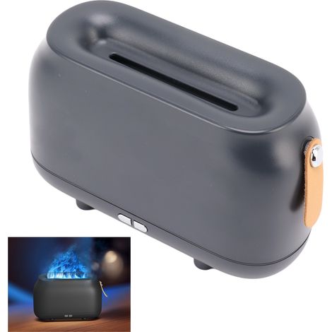Hochleistungs-Luftbefeuchter mit Flamme und Ambientebeleuchtung für Zuhause und Büro, USB-Anschluss, drei Farben (1/5)