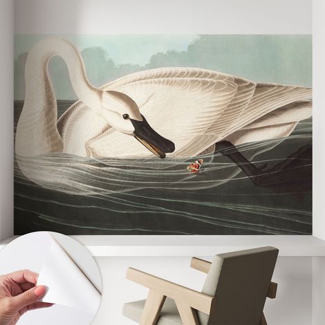 Papier peint adhésif décoratif pour chambre et salon Design moderne à poser facilement Harmonie de la nature 104x70 cm (1/5)