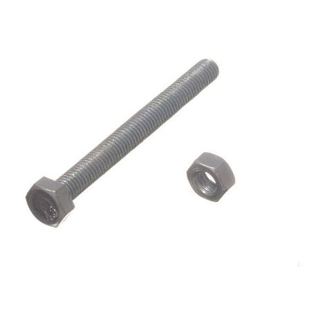 Lot de 40 boulons hexagonaux M50 mm - Grade 4,8 - Plaqué zinc BZP (1/2)