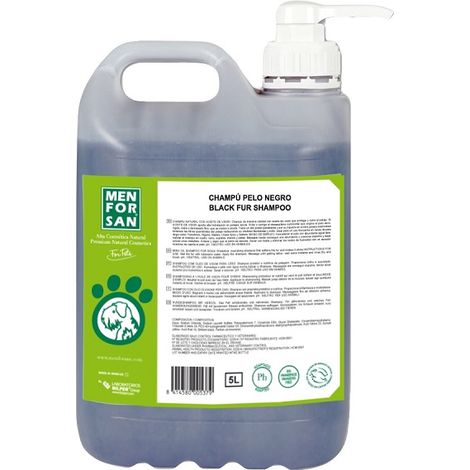 Champú Menforsan Especial Peluquería Canina Perros Pelo Negro -