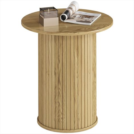 Table d'appoint Table d'appoint ronde 48 cm chêne pour petit (1/5)