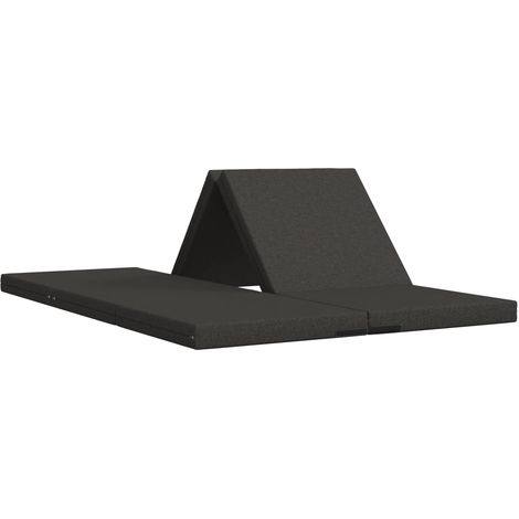 Foldable Sofa Bed 140 x 67 x 45 cm Dark Grey vidaXL