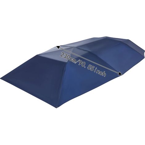 Toldo parasol para coche, funcionamiento semiautomático, materiales resistentes, 460 cm. (1/2)