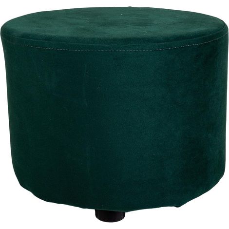 Taburete de madera forrado verde 30x24 (1/5)