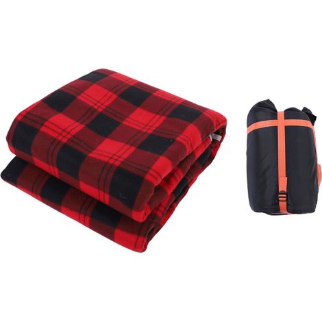 Heated sleeping bag, USB electric heated blanket, for camping, hiking, tent, home, 59.06x70.87 inches (1/5)