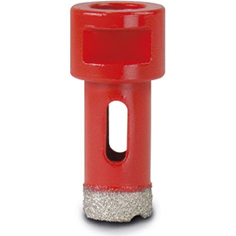 Couronne diamantée STAYER Ø12mm avec insert type M14 pour coupe multi-matériaux à sec couleur rouge (1/2)