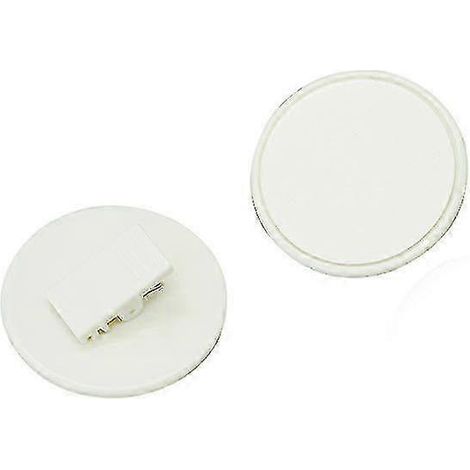 Lot de 6 clips de rideau de douche autocollants anti-éclaboussures pour salle de bain - Blanc (1/4)