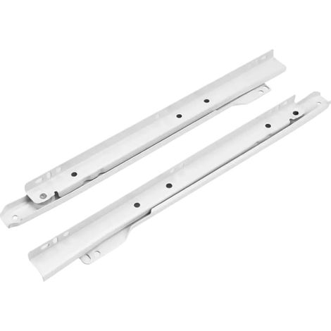 Glissière de tiroir d'armoire, rail en acier inoxydable, rails à 1 (1/5)