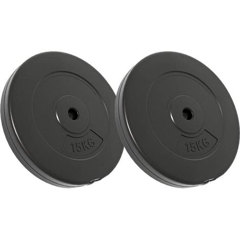 Deux plaques de contrepoids en béton de 30 kg (1/5)