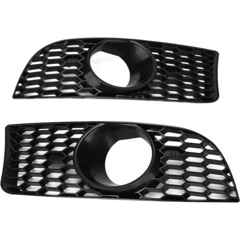 Rejilla de faros antiniebla delanteros de dos piezas para el parachoques M3 de Mercedes-Benz E90, E92 y E93, en color negro.