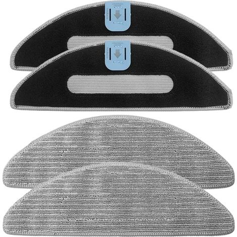 CSPARKV - Paño de repuesto de 4 piezas para aspiradora robot iRobot Combo i8 / i8+ / i5 / i5+ / j5 / j5+, accesorios para fregona de microfibra lavable y reutilizable (1/5)