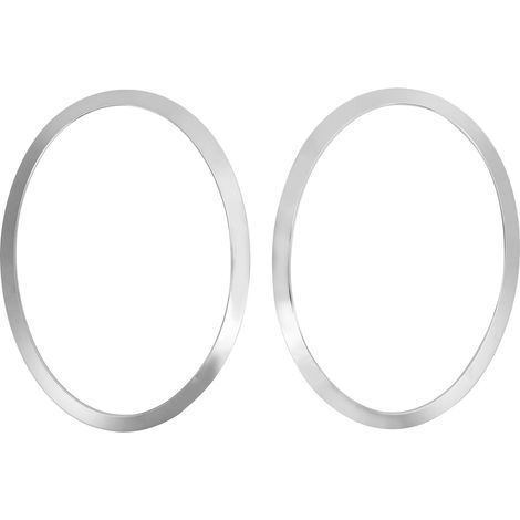 Ensemble de garnitures de contour de phare avant 51‑13‑7‑300‑631 gauche et droite chromées de remplacement pour Cooper F55 4 portes 15‑20 (1/5)