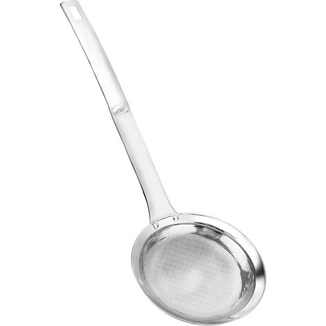 3 pièces Écumoire en acier inoxydable, mailles fines, fondue chinoise, filtration alimentaire, cuisine professionnelle et familiale (1/5)