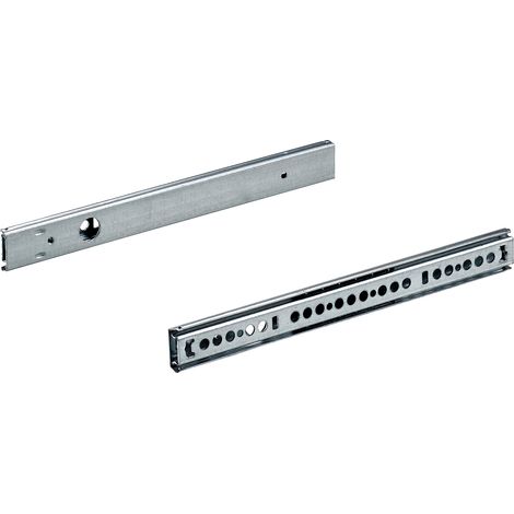 Hettich Kugelpräzisionsteilauszug KA 270/400 für Schubkästen mit 27mm Nut, 250 -400 mm,12 kg - 1 Set (1/3)