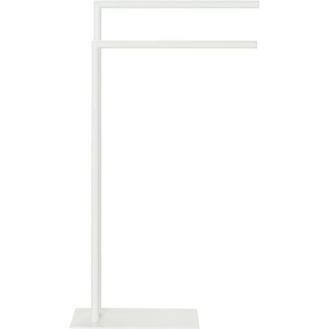 Sealskin Tube Portant serviettes 45.5x19.7x81cm inox blanc (1/5)