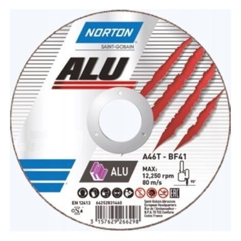 Norton Disco Abrasivo Professionale 125 mm per Smerigliatrice (1/2)