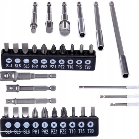 Juego de soportes, adaptadores y puntas 16 piezas KD10955 (1/5)