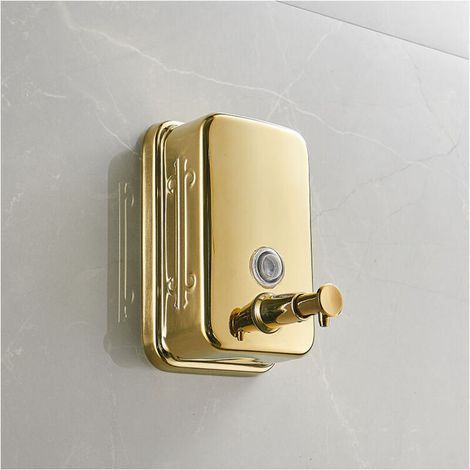 Golden Baroom Wandseifenspender, Flüssigseifenspender für Hand und Küche – 500 ml