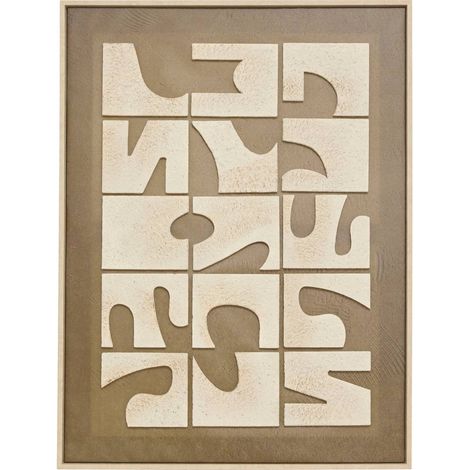 Toile 3D Castille vert Kaki 60x80cm - Atmosphera créateur d'intérieur