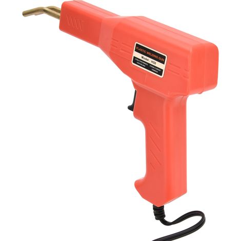 Handgeführtes Kunststoffschweißgerät für PVC-Kunststoff, multifunktionales Schweißgerät für Autostoßstangen, roter EU-Stecker, 220 V (1/5)