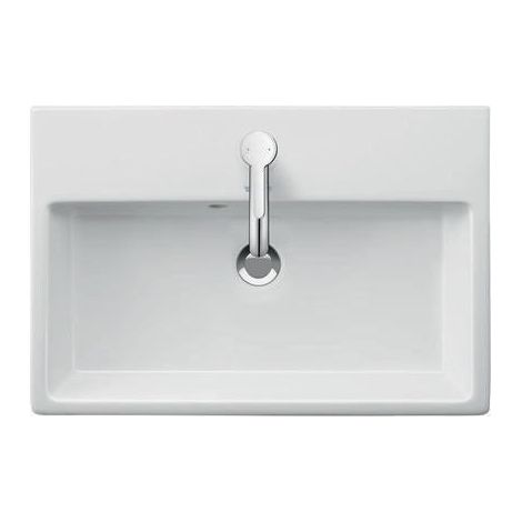 Duravit Waschtisch Compact VERO AIR m ÜL m HLB 600x400mm ohne Hahnloch weiß (1/3)
