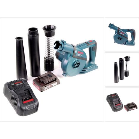 Bosch GBL 18 V-120 Akku Gebläse Laubbläser mit 1x Bosch GBA 18V 2,0 Ah Akku + GAL 1880 CV Ladegerät (1/5)