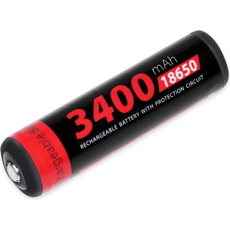 Batterie Li-Ion XCELL 18650H-3400, 3,7 V-, 3400 mAh, cellule 4/3 FA