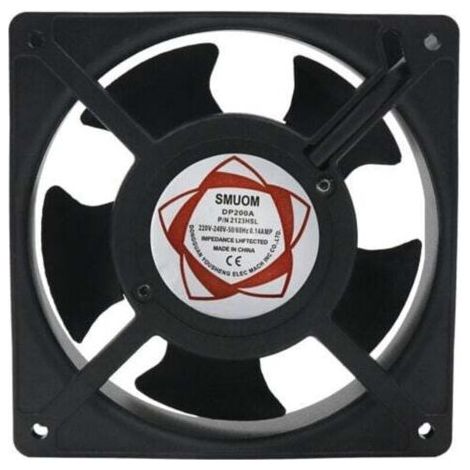 Ventilateur axial haute température 120 x 120 x 38 mmSilencieux et enfichableOptimise circulation air chaudCompatible poêles et chaudières
