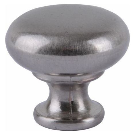 Pomolo Redondo Zama Níquel Satinado Mm 25