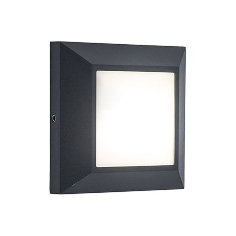 Lampada da parete a LED Helena, moderna lampada da soffitto per esterni, in alluminio, antracite, 4,5 Watt, 500 lm, 4000 Kelvin (1/2)