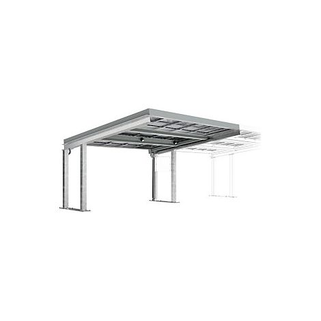 kaiserkraft  Tettoia per veicoli SolarCover con moduli FV e