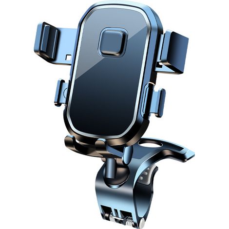 Supporto per telefono da auto, supporto per telefono cellulare, auto, bocchetta dell'aria, girevole a 360 gradi, supporto universale per smartphone e auto